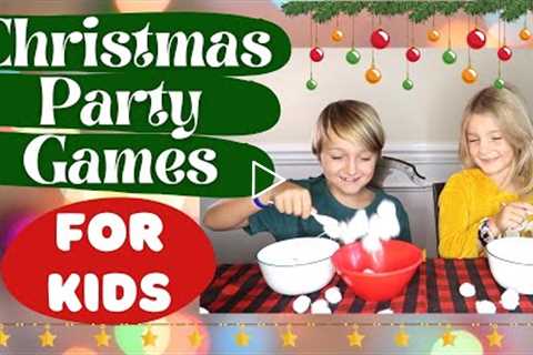 Best FUN Kids Christmas Games!! Homeschool Christmas Class Party!