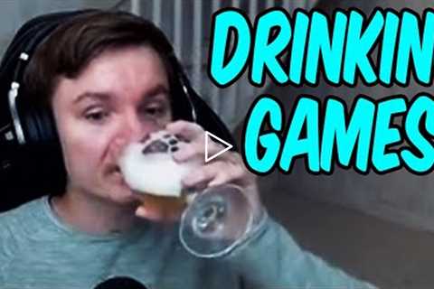 Teo and friends play drinking games