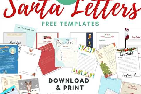 30+ Free Santa Letter Templates to Print & Use (right now!)