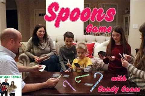 Spoons Game with Candy Canes