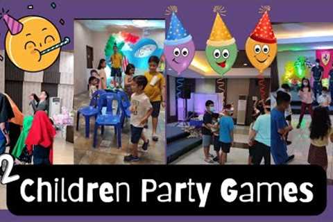 12 Fun Children Party Game Ideas for Christmas Party, School, Birthdays, Family Parlor Games 🥳